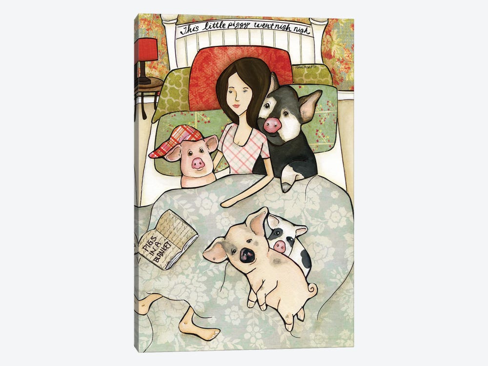 Pigs In A Blanket by Jamie Morath 1-piece Art Print