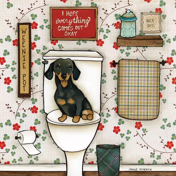 Dachshunds: Weenie Pot by Jamie Morath