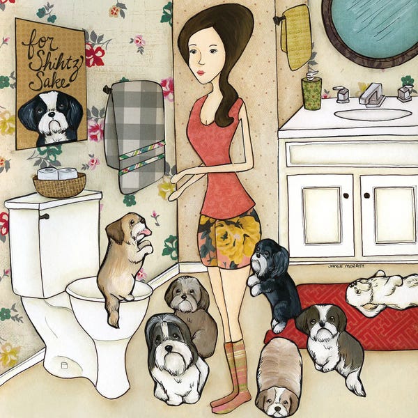 Bathroom Break: For Shihtz Sake by Jamie Morath