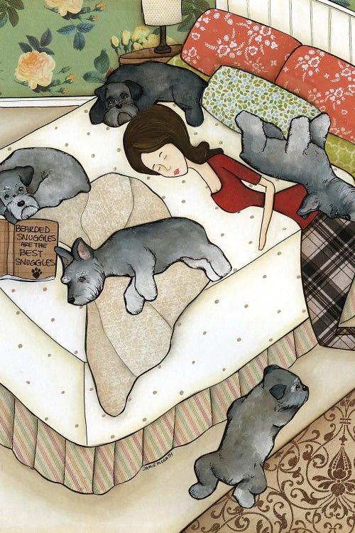 Bearded Snuggles by Jamie Morath wall art