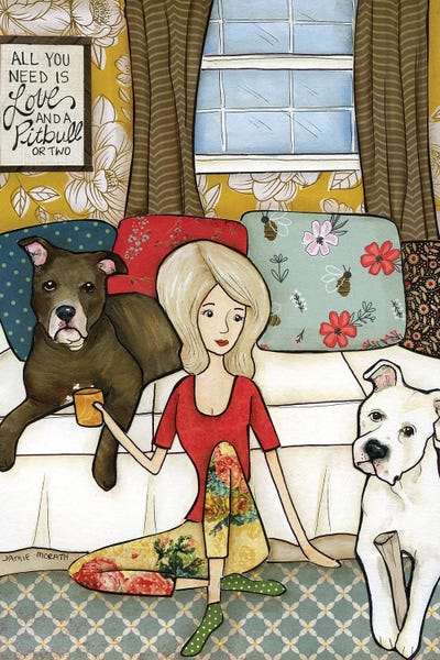 Interiors: Love And A Pitbull by Jamie Morath