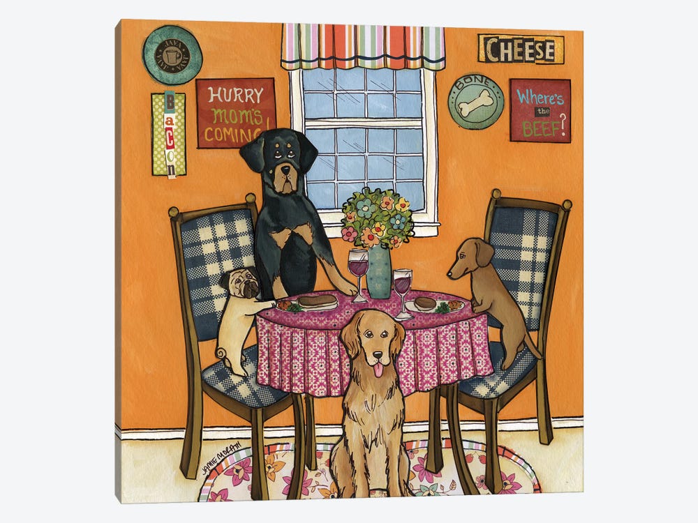 Hurry Mom's Coming by Jamie Morath 1-piece Canvas Artwork