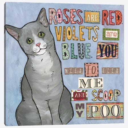 Scoop My Poo Canvas Print #MRH509} by Jamie Morath Canvas Art Print
