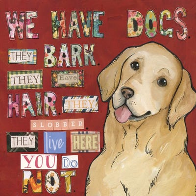 We Have Dogs by Jamie Morath canvas print