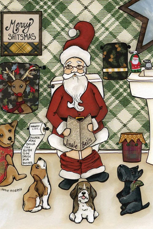 Merry Shitmas by Jamie Morath wall art