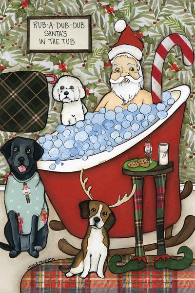 Jamie Morath: Santa's In The Tub by Jamie Morath