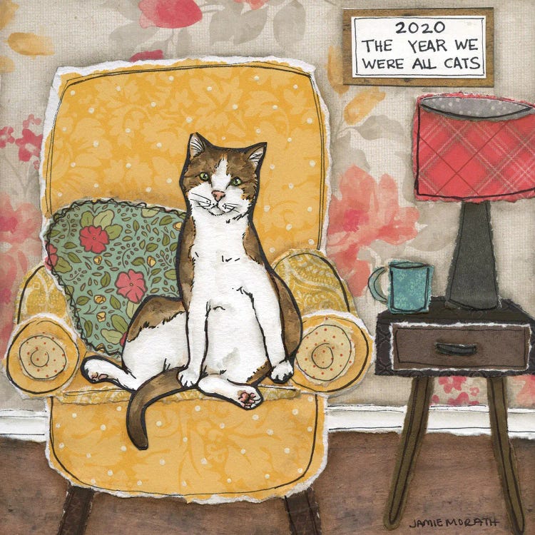 We Were All Cats by Jamie Morath wall art