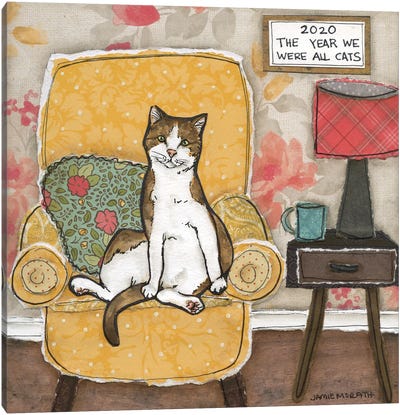 We Were All Cats Canvas Art Print - Jamie Morath