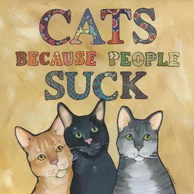 People Suck by Jamie Morath canvas print