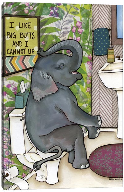 Big Butts Canvas Art Print - Jamie Morath