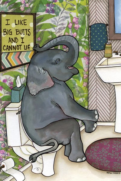 Elephants: Big Butts by Jamie Morath