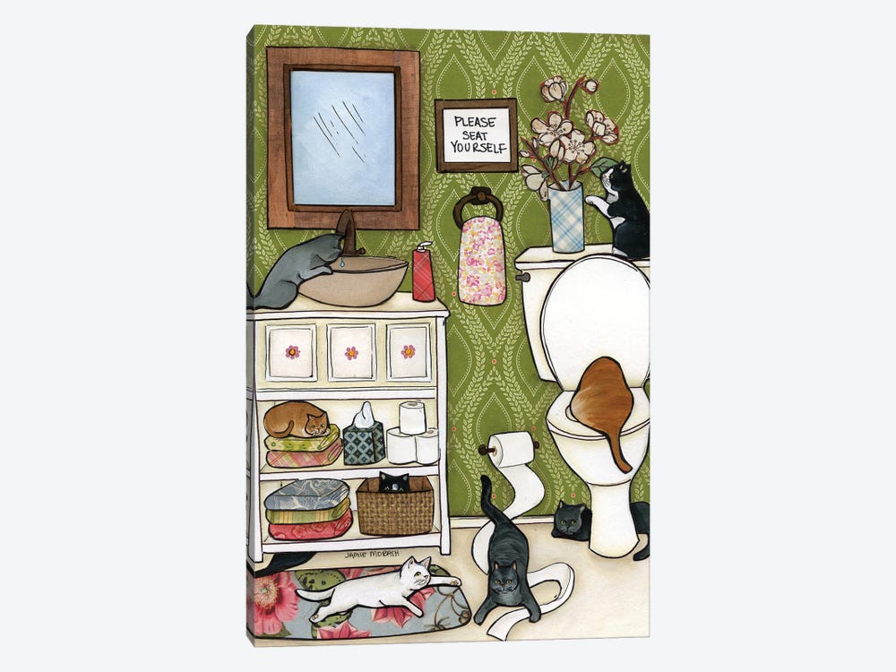 9 Lives by Jamie Morath 1-piece Canvas Wall Art