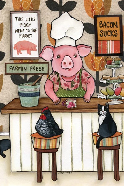Pigs: Bacon Sucks by Jamie Morath