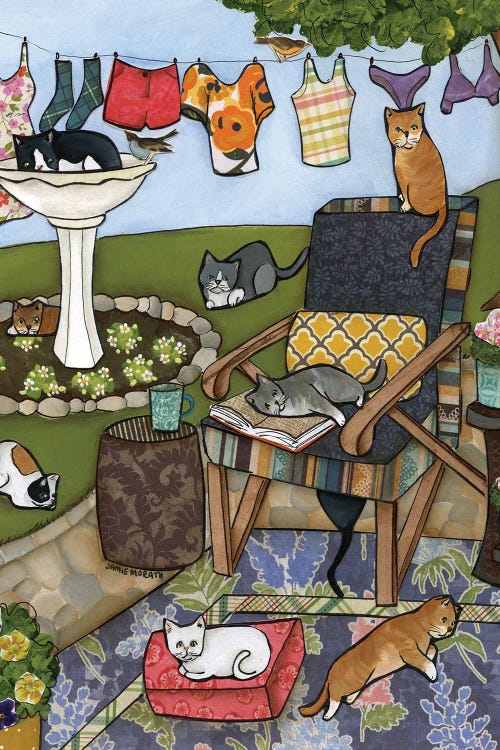 Sunbathing by Jamie Morath wall art