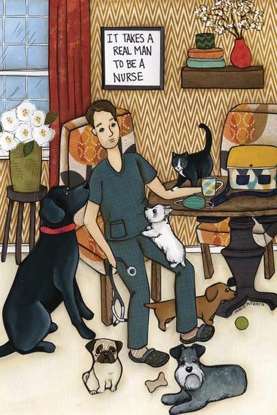 Labrador Retrievers: Takes A Real Man by Jamie Morath