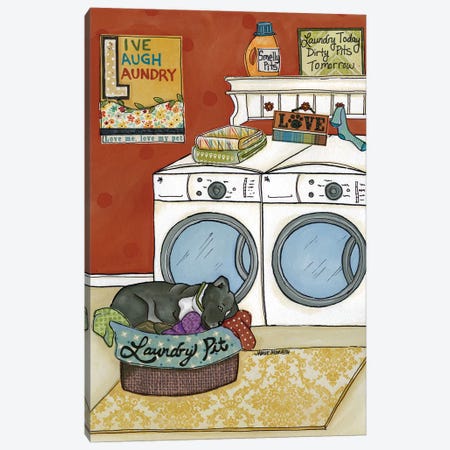 Laundry Pit Canvas Print #MRH57} by Jamie Morath Canvas Artwork