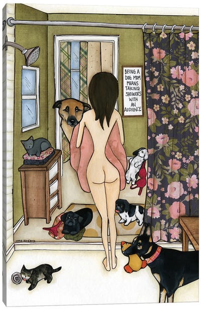 A Dog Mom Canvas Art Print - Jamie Morath
