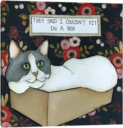 Fit In A Box Canvas Art Print - Jamie Morath