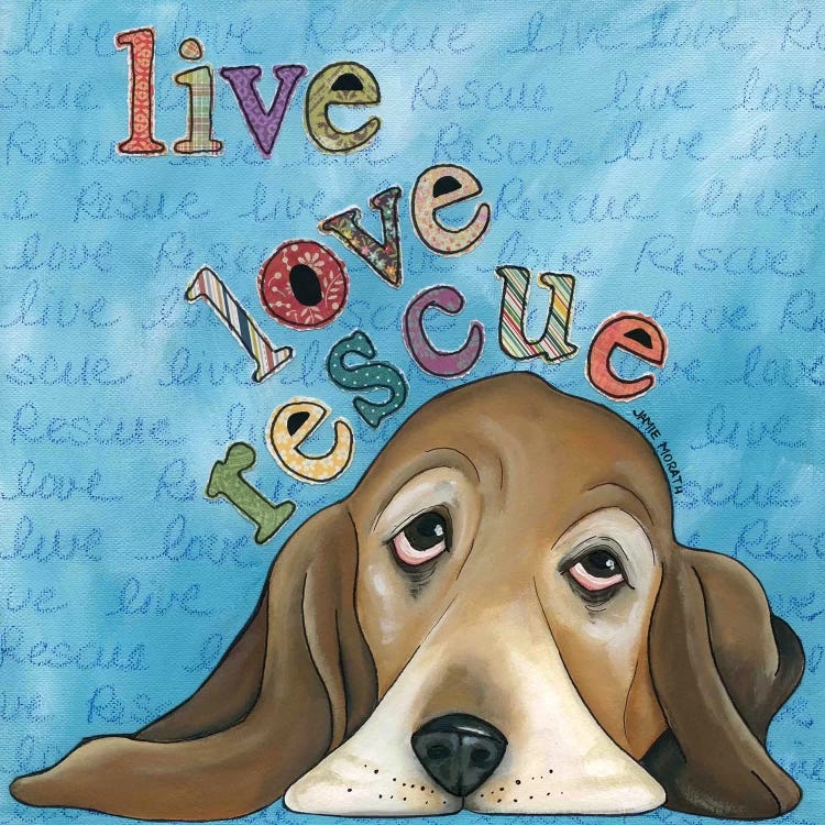 Live Love Rescue Basset