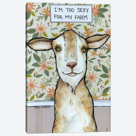 Too Sexy Canvas Print #MRH649} by Jamie Morath Canvas Wall Art