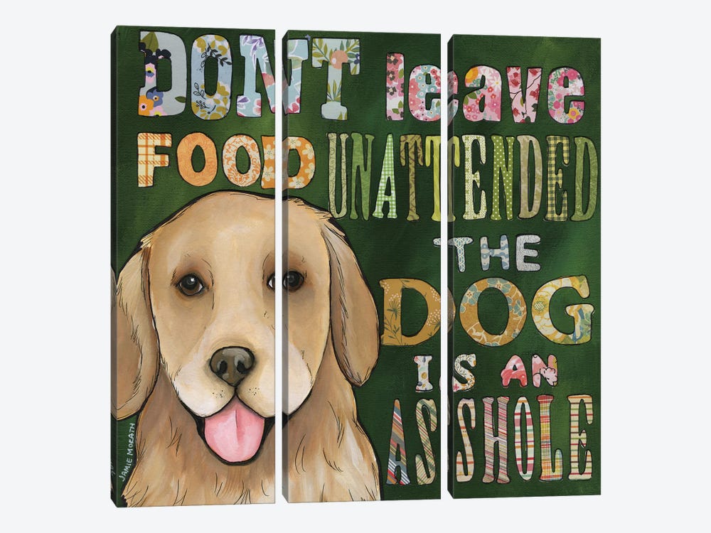 Food Unattended by Jamie Morath 3-piece Canvas Wall Art