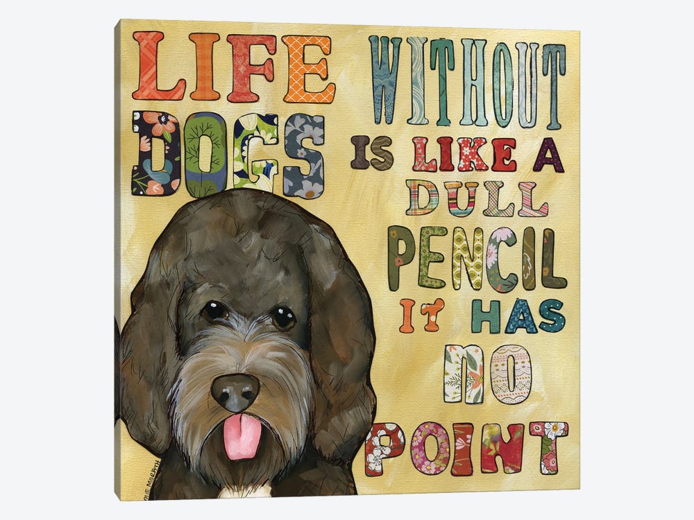 Life Without Dogs by Jamie Morath 1-piece Canvas Art Print