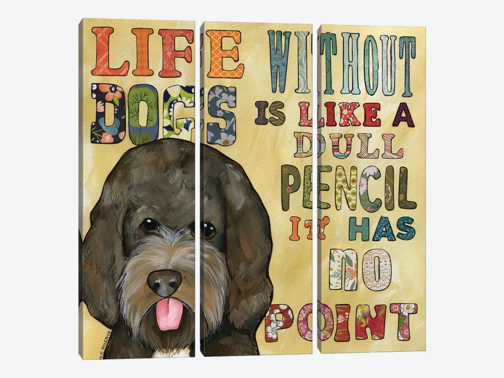 Life Without Dogs by Jamie Morath 3-piece Art Print