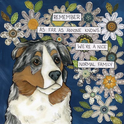 Normal Family by Jamie Morath multi panel art