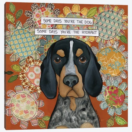 The Dog Canvas Print #MRH677} by Jamie Morath Canvas Wall Art