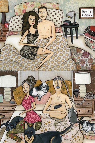 Romantic Bedroom (Couples): How It Started by Jamie Morath