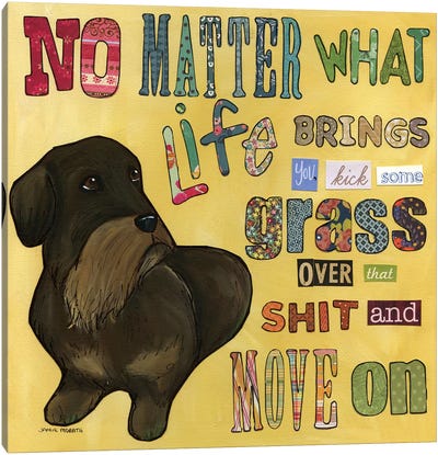 No Matter What Canvas Art Print - Scottish Terriers