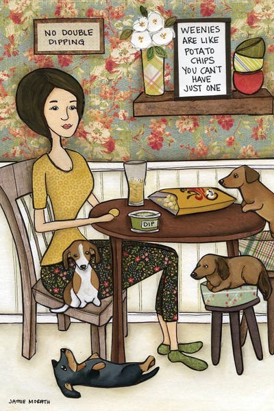 Dachshunds: Potato Chips by Jamie Morath