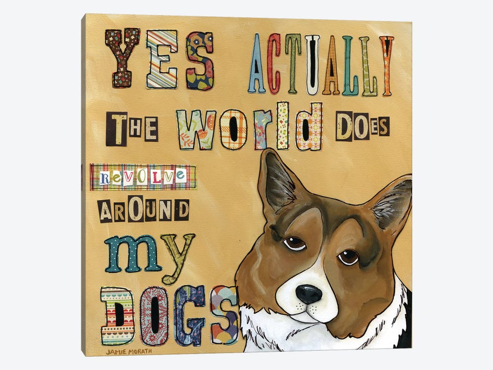 Around My Dog by Jamie Morath 1-piece Canvas Wall Art