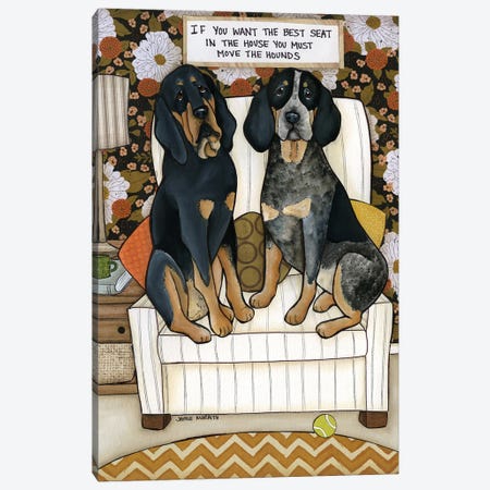 Move The Hounds Canvas Print #MRH719} by Jamie Morath Canvas Art