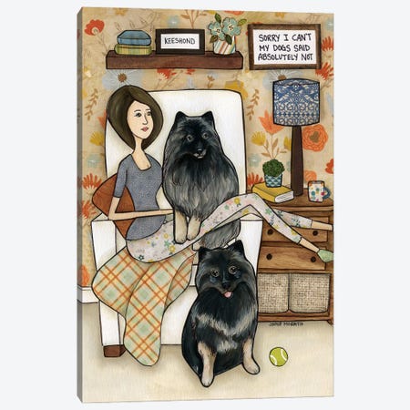 My Dogs Said Canvas Print #MRH723} by Jamie Morath Canvas Art Print