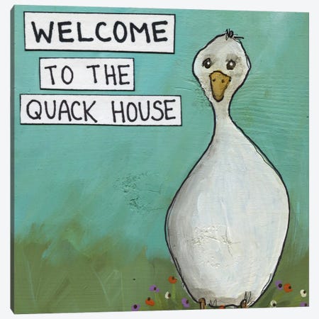 The Quack House Canvas Print #MRH726} by Jamie Morath Canvas Artwork