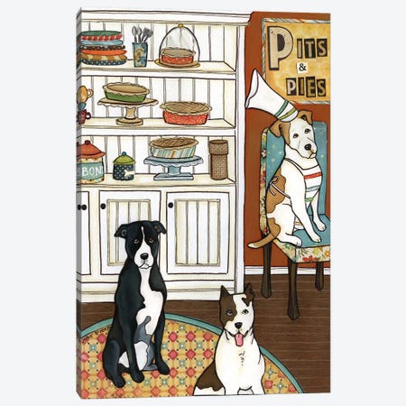 Pits And Pies Canvas Print #MRH74} by Jamie Morath Canvas Art