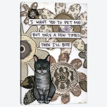 To Pet Me Canvas Print #MRH750} by Jamie Morath Canvas Artwork