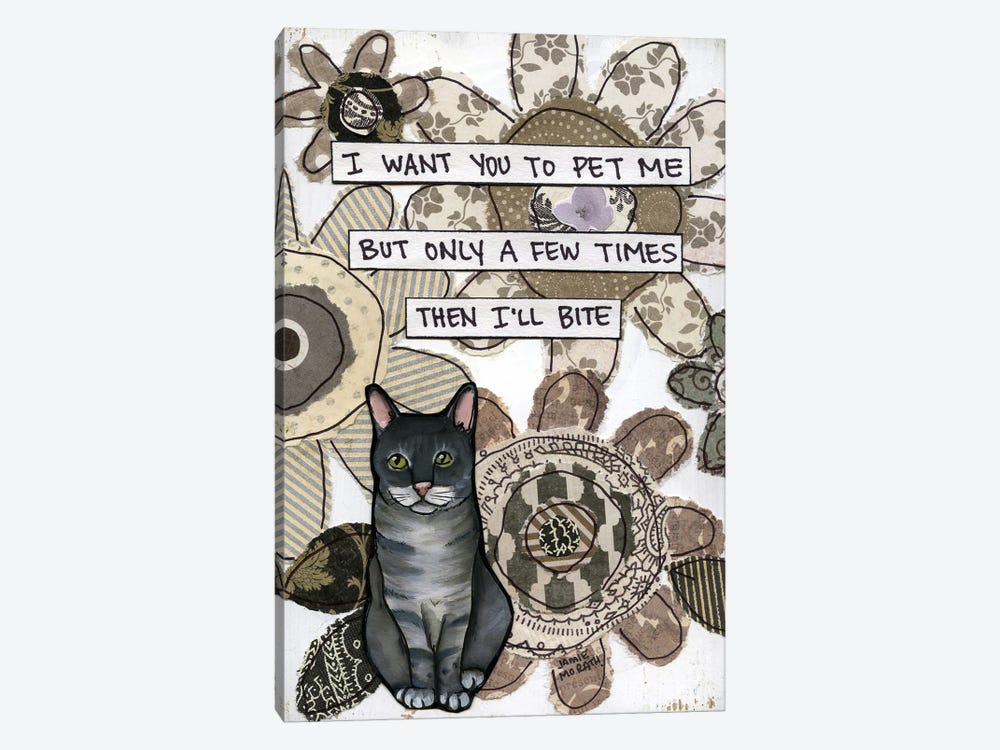 To Pet Me by Jamie Morath 1-piece Canvas Artwork