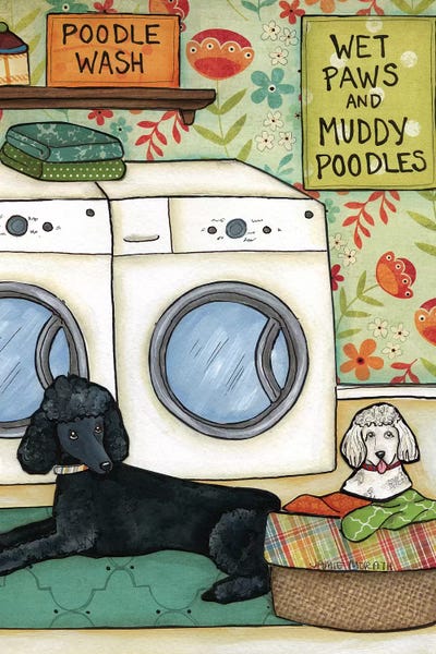 Poodles: Poodle Wash by Jamie Morath