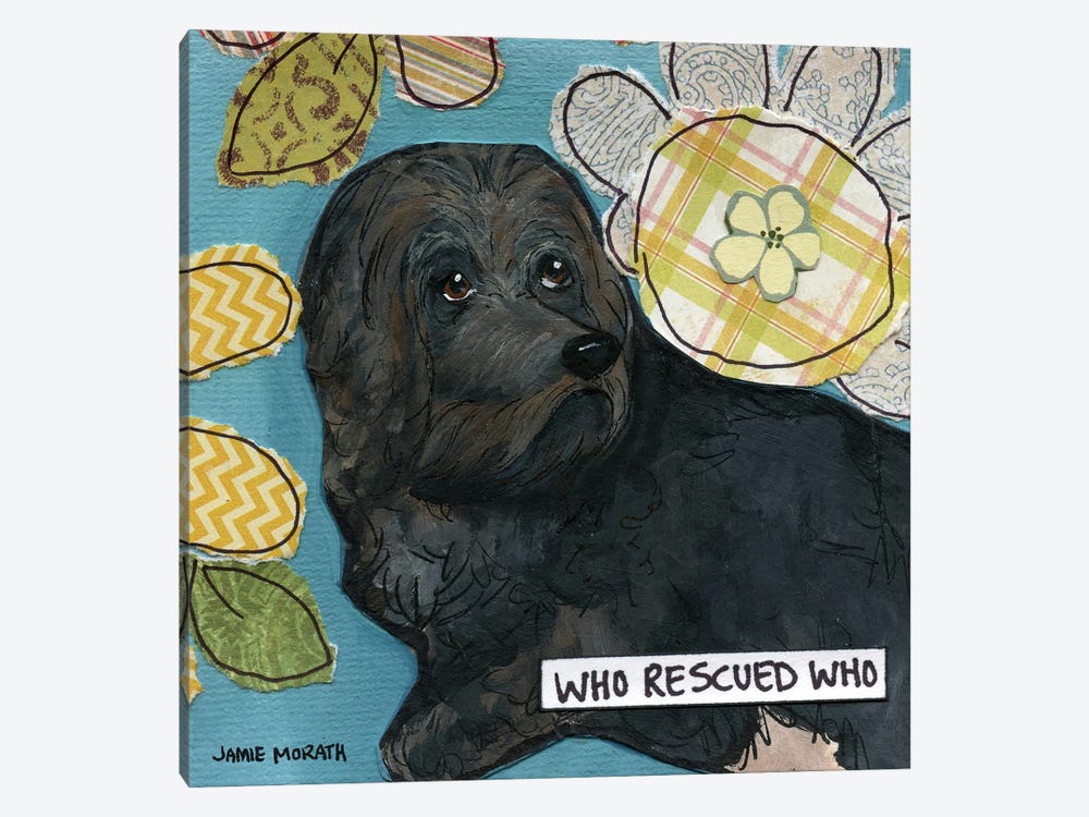 Who Rescued Who by Jamie Morath 1-piece Canvas Art