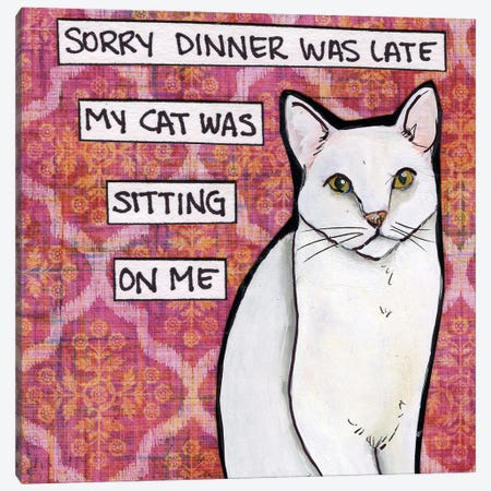Dinner Was Late Canvas Print #MRH794} by Jamie Morath Art Print