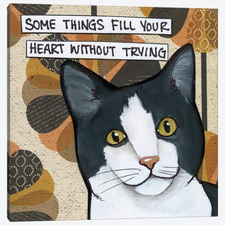 Fill Your Heart Square Canvas Print #MRH796} by Jamie Morath Canvas Print