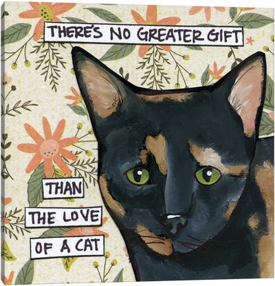Greater Gift Square Canvas Art Print - Jamie Morath