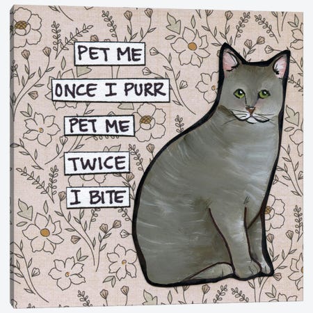 Pet Me Canvas Print #MRH801} by Jamie Morath Canvas Artwork