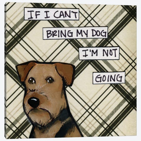 Bring My Dog Canvas Print #MRH809} by Jamie Morath Canvas Wall Art