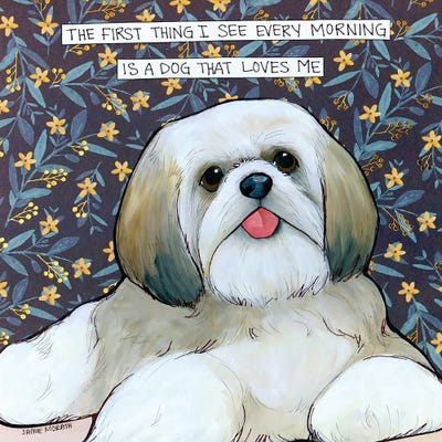 Every Morning Shihtzu II by Jamie Morath art print