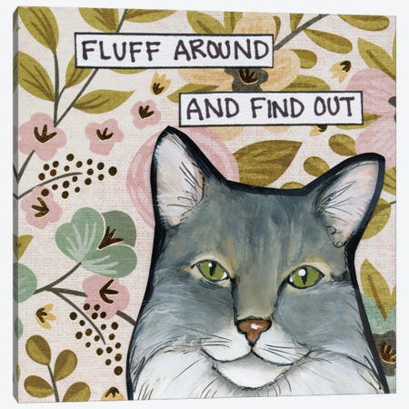 Fluff Around III Canvas Print #MRH843} by Jamie Morath Canvas Artwork