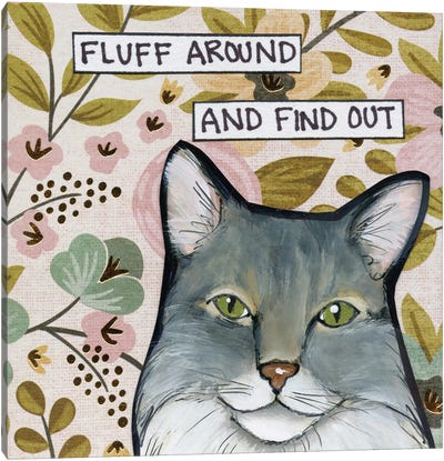 Fluff Around III Canvas Art Print - Jamie Morath
