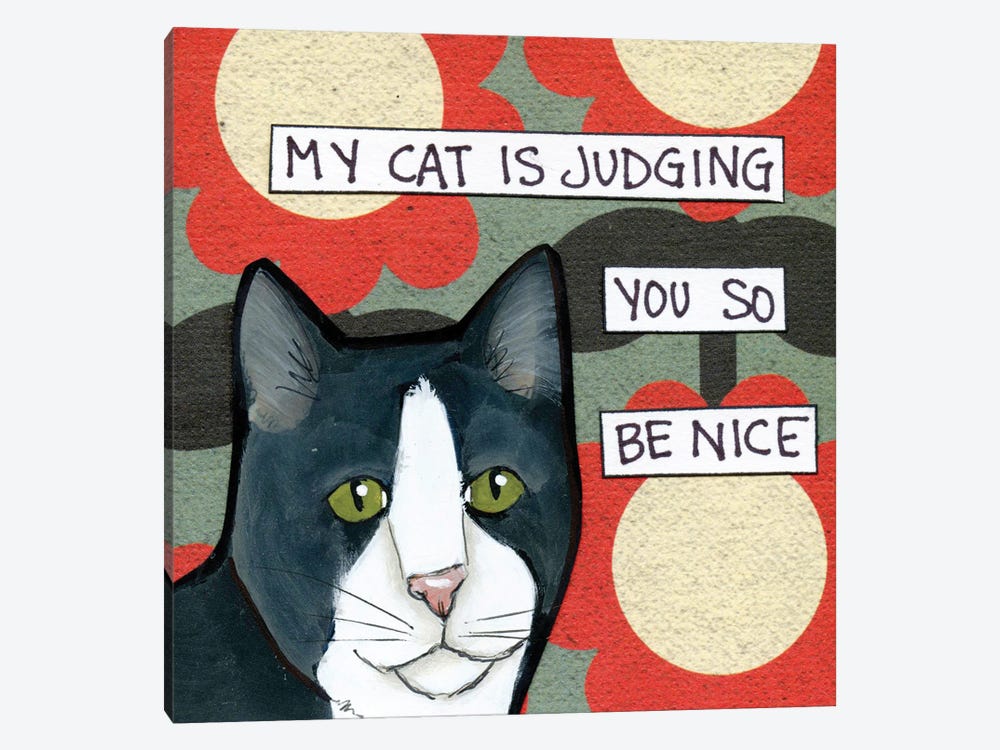 Judging You II by Jamie Morath 1-piece Canvas Artwork
